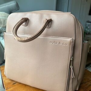 Ayla & Co Tan Baby Bag